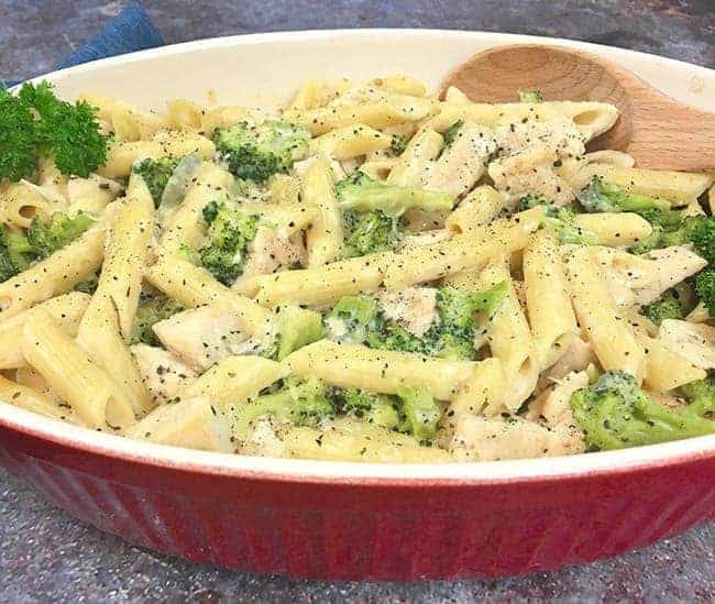 Chicken Broccoli Alfredo with Penne Pasta Recipe - My Kitchen Serenity