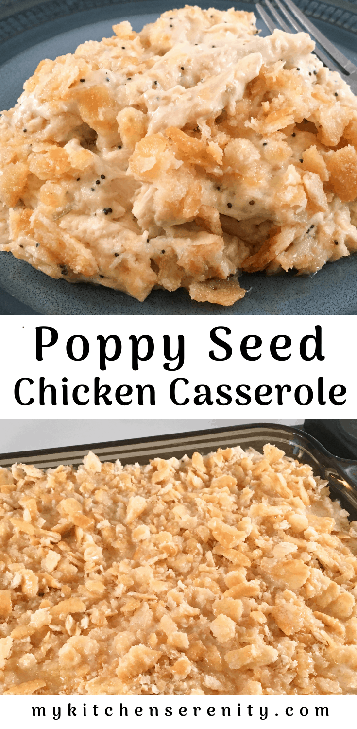 Poppy Seed Chicken Casserole with Ritz Cracker Topping Classic