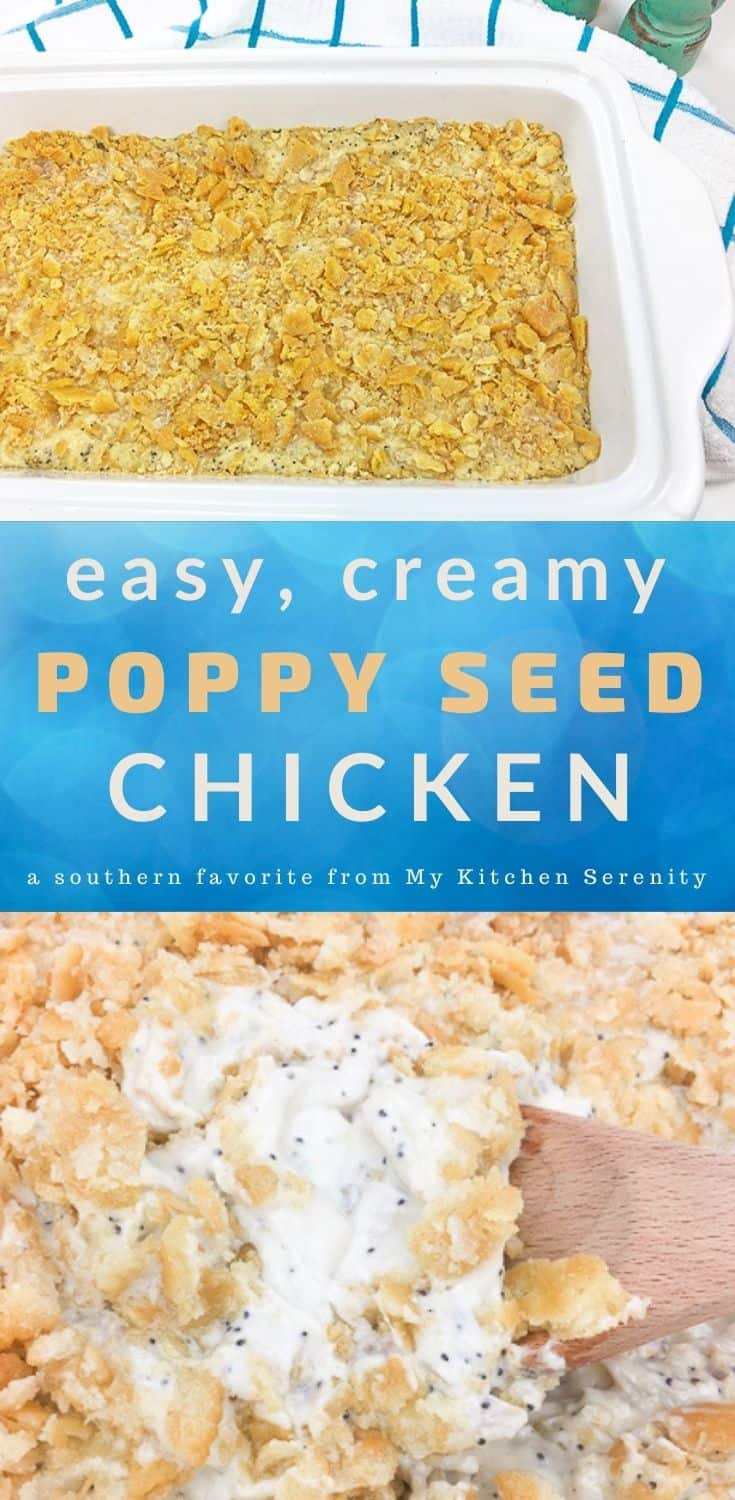 Poppy Seed Chicken Casserole with Ritz Cracker Topping Classic