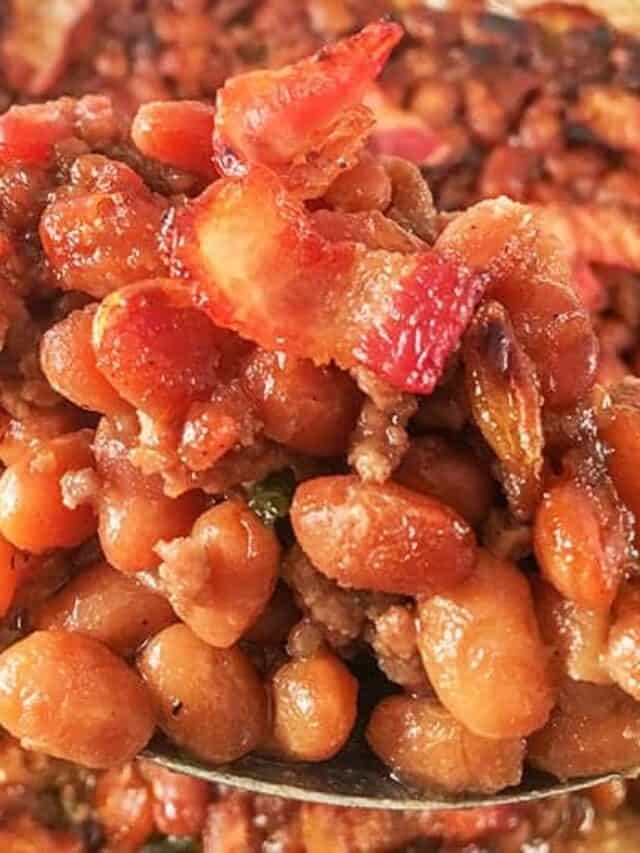 Baked Beans with Ground Beef Story