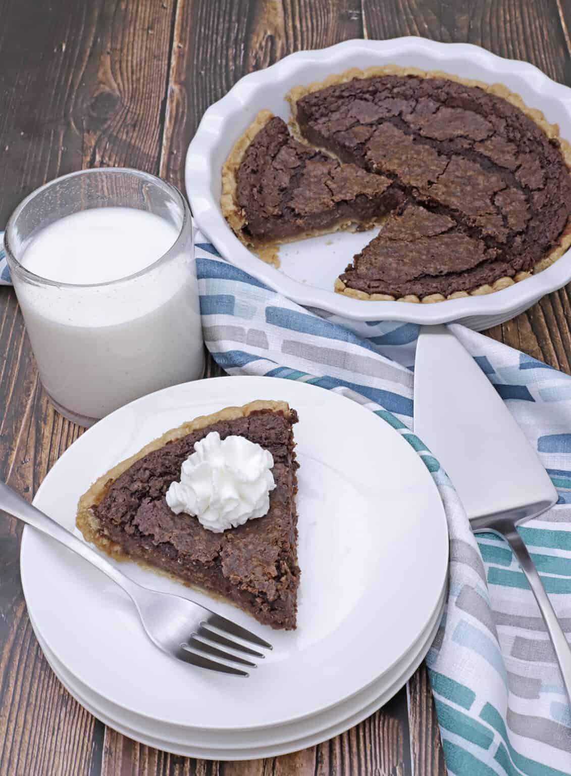 Easy Chocolate Chess Pie My Kitchen Serenity