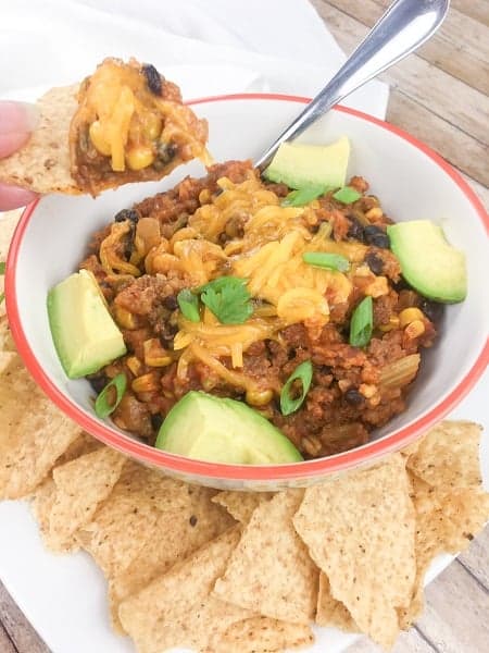 Easy Crock Pot Mexican Casserole - my kitchen serenity