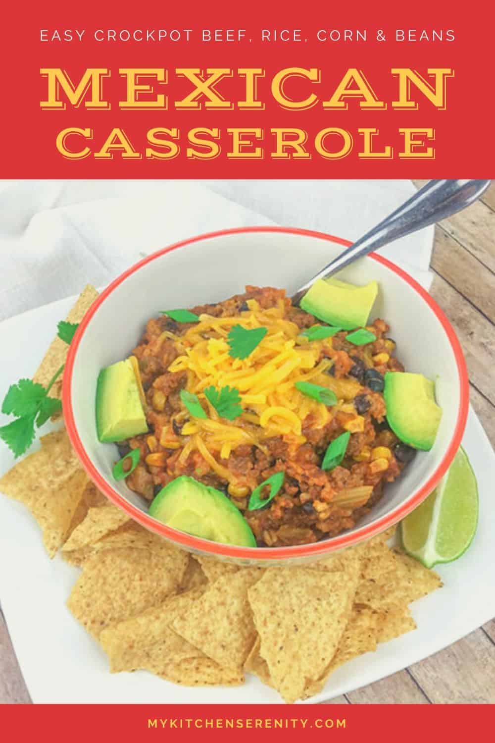 casserole in bowl with chips