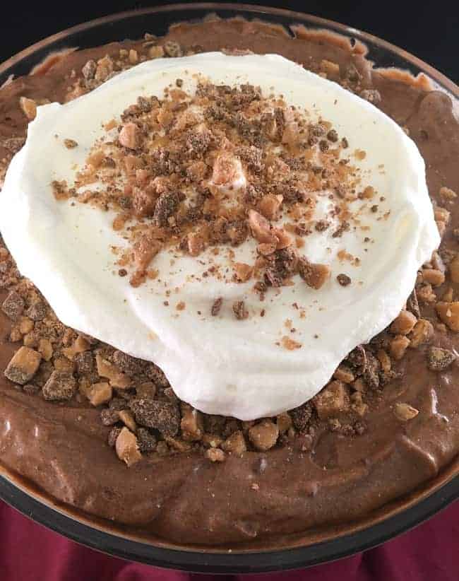 Chocolate Trifle with Brownies and Toffee my kitchen serenity