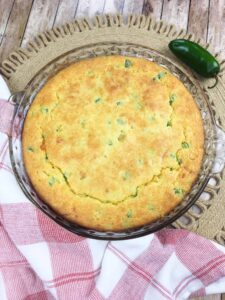 slice of baked cornbread