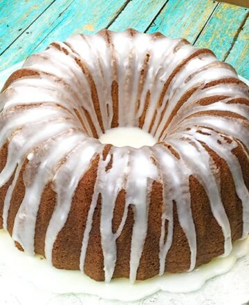 Easy Apricot Nectar Cake with Glaze - Classic Southern Bundt Cake - My ...