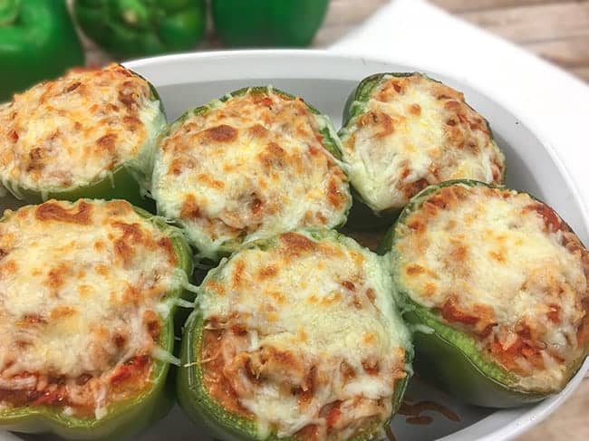 Low Carb Stuffed Bell Peppers My Kitchen Serenity