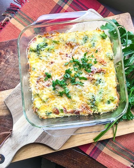 Broccoli Bacon Egg Casserole - My Kitchen Serenity