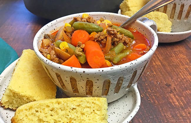 Easy Hamburger Vegetable Soup My Kitchen Serenity