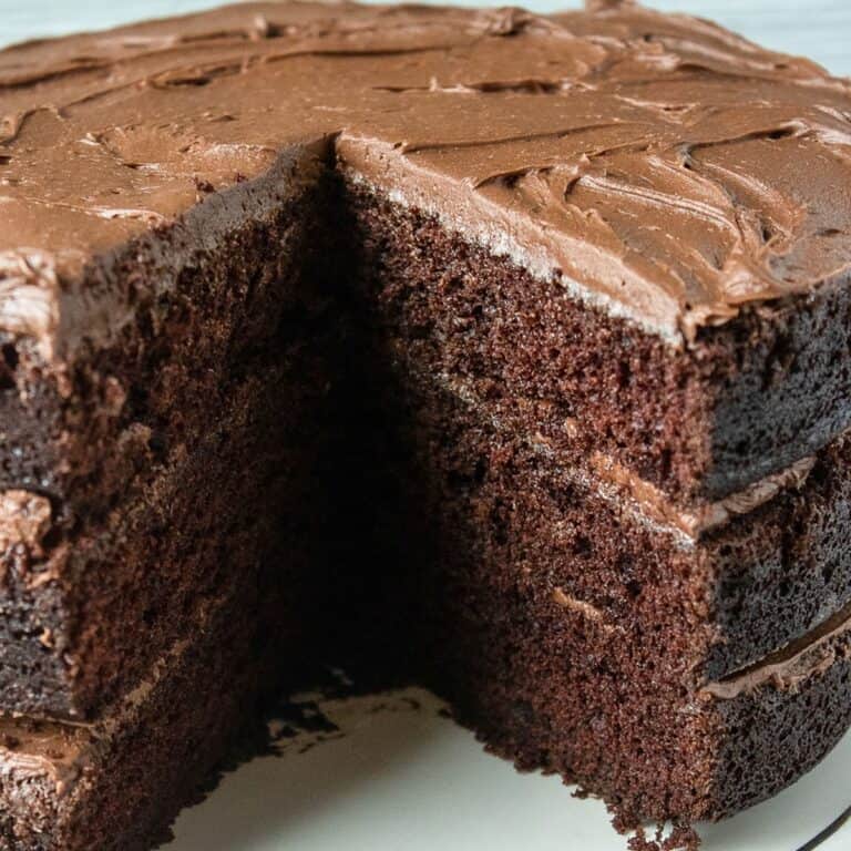 Easy Homemade Chocolate Cake - My Kitchen Serenity