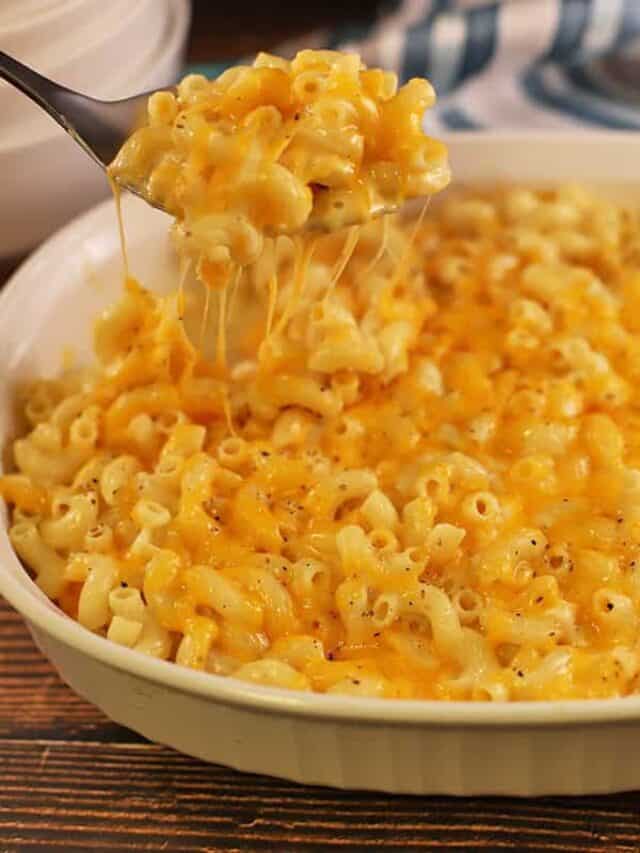 Southern Mac and Cheese Baked Story