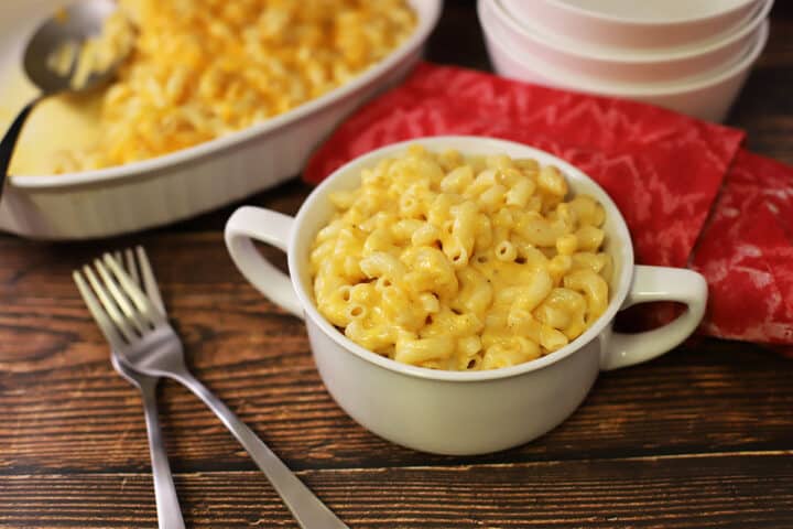 Southern Mac and Cheese Baked - My Kitchen Serenity