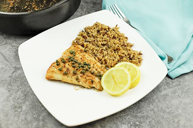 Leesa&amp;#39;s Red Snapper Fillets with Lemon Caper Sauce - My Kitchen Serenity