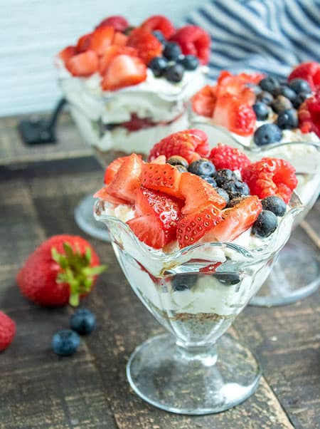 Greek Yogurt Berry Parfaits - My Kitchen Serenity