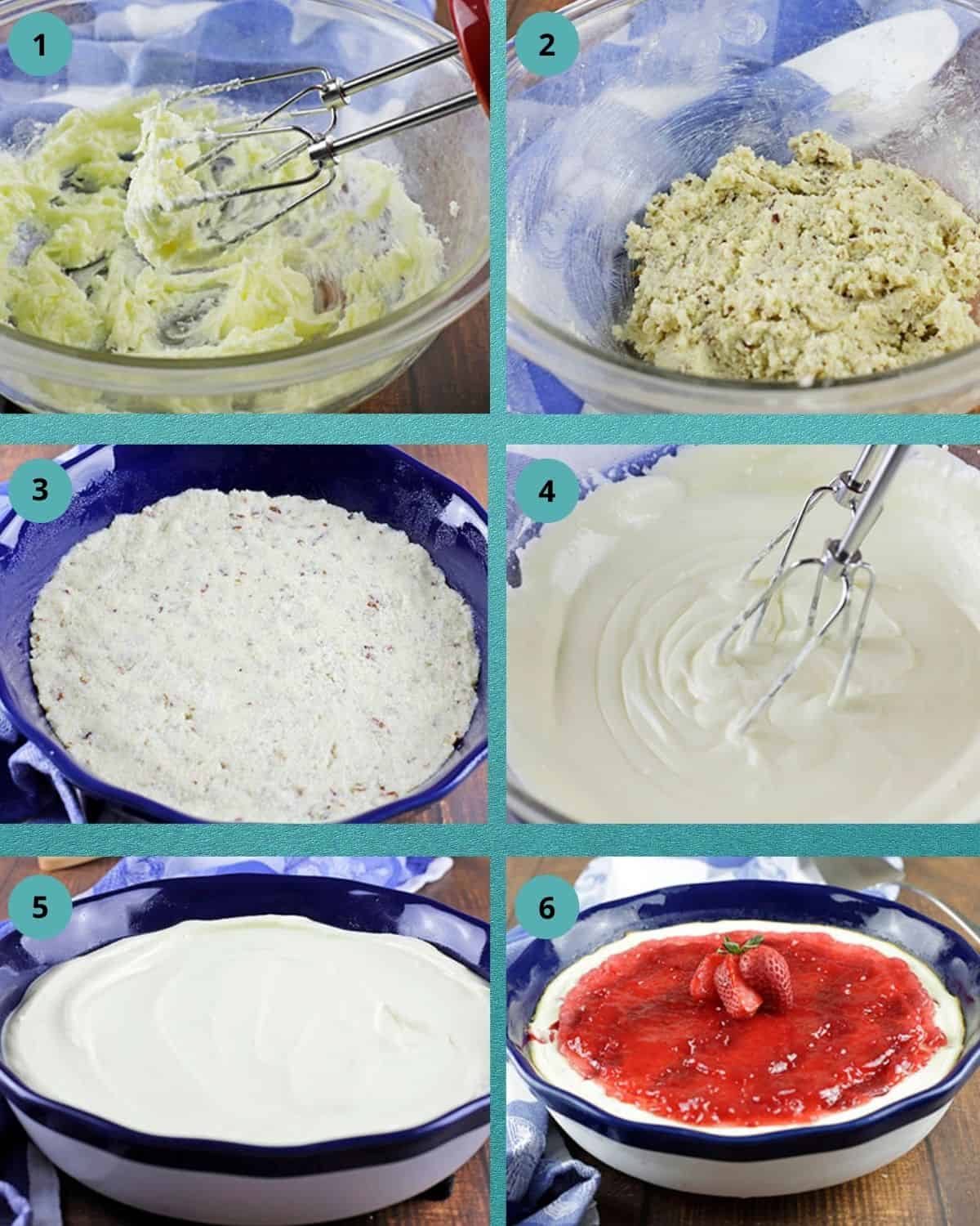 photo collage of the recipe steps