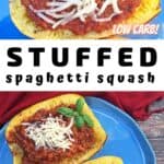 stuffed spaghetti squash pinterest pin
