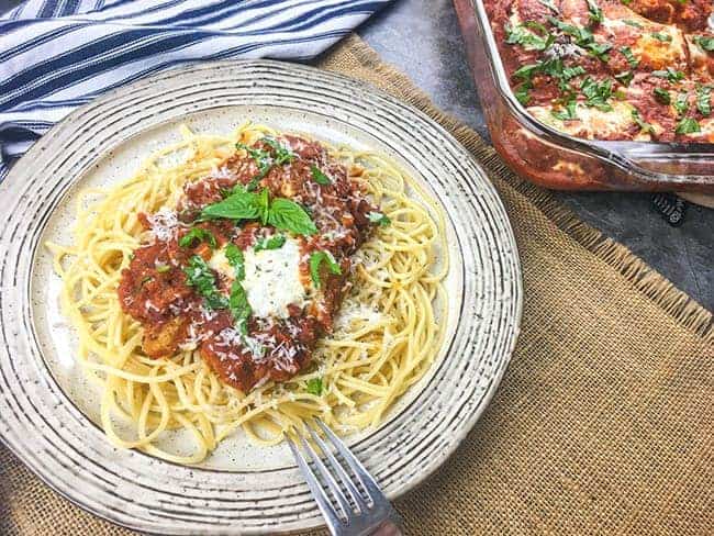 Chicken Parmesan with Spaghetti
