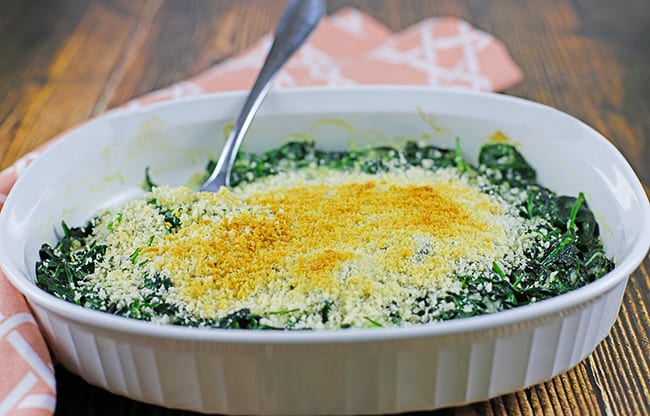 Easy Spinach Parmesan Casserole My Kitchen Serenity   Spinach Parmesan Casserole 2 1 