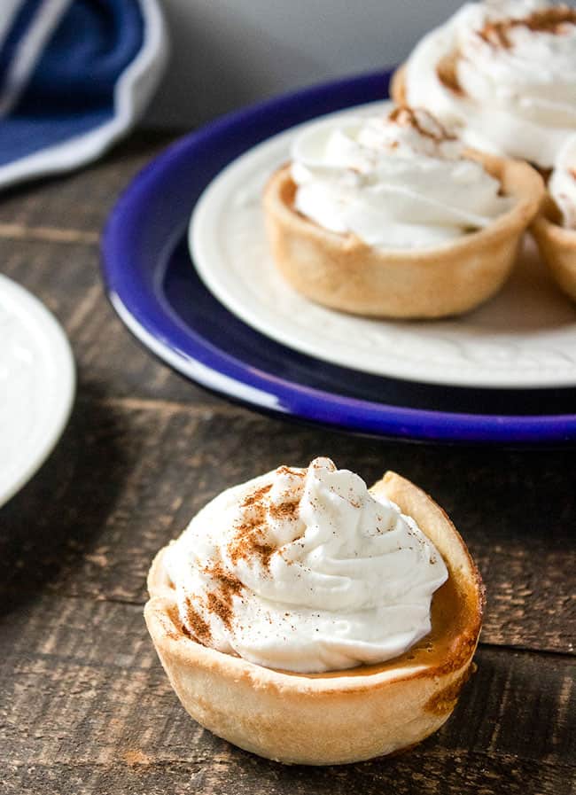 Mini Pumpkin Pies - My Kitchen Serenity