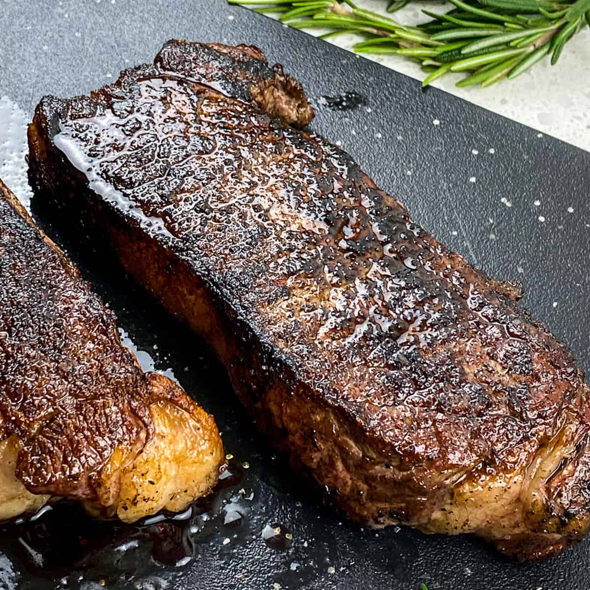 hot and juicy cooked steaks