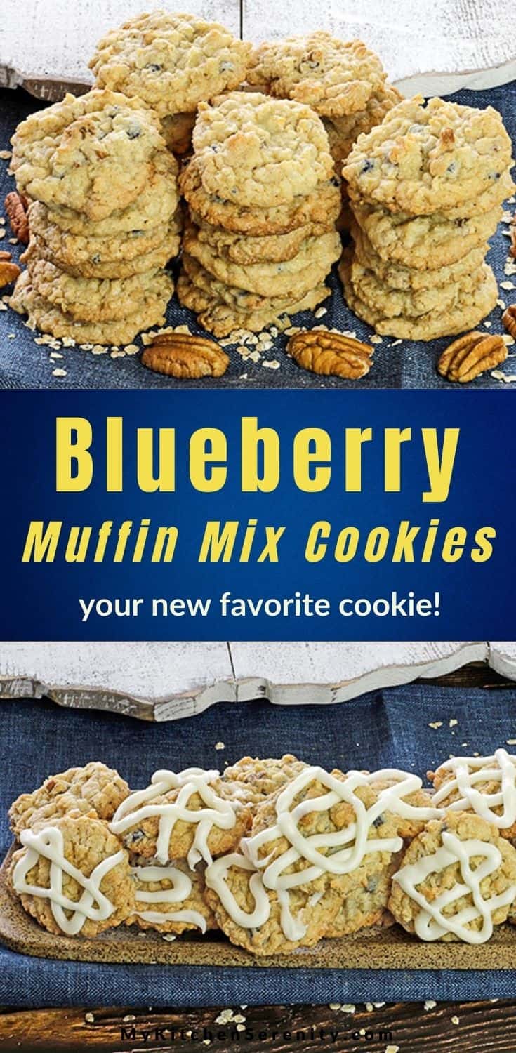Blueberry Muffin Mix Cookies My Kitchen Serenity