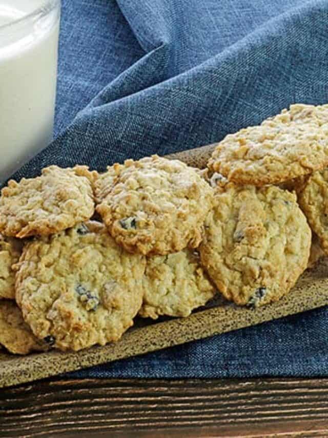Easy 20-minute Blueberry Muffin Mix Oatmeal Cookies Story
