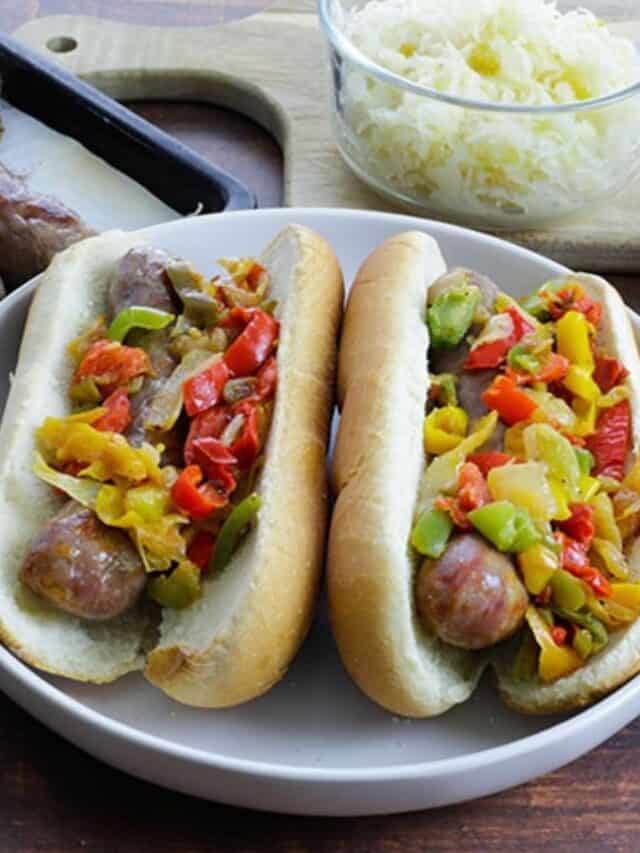 Easy 30-Minute Brats in the Oven - My Kitchen Serenity