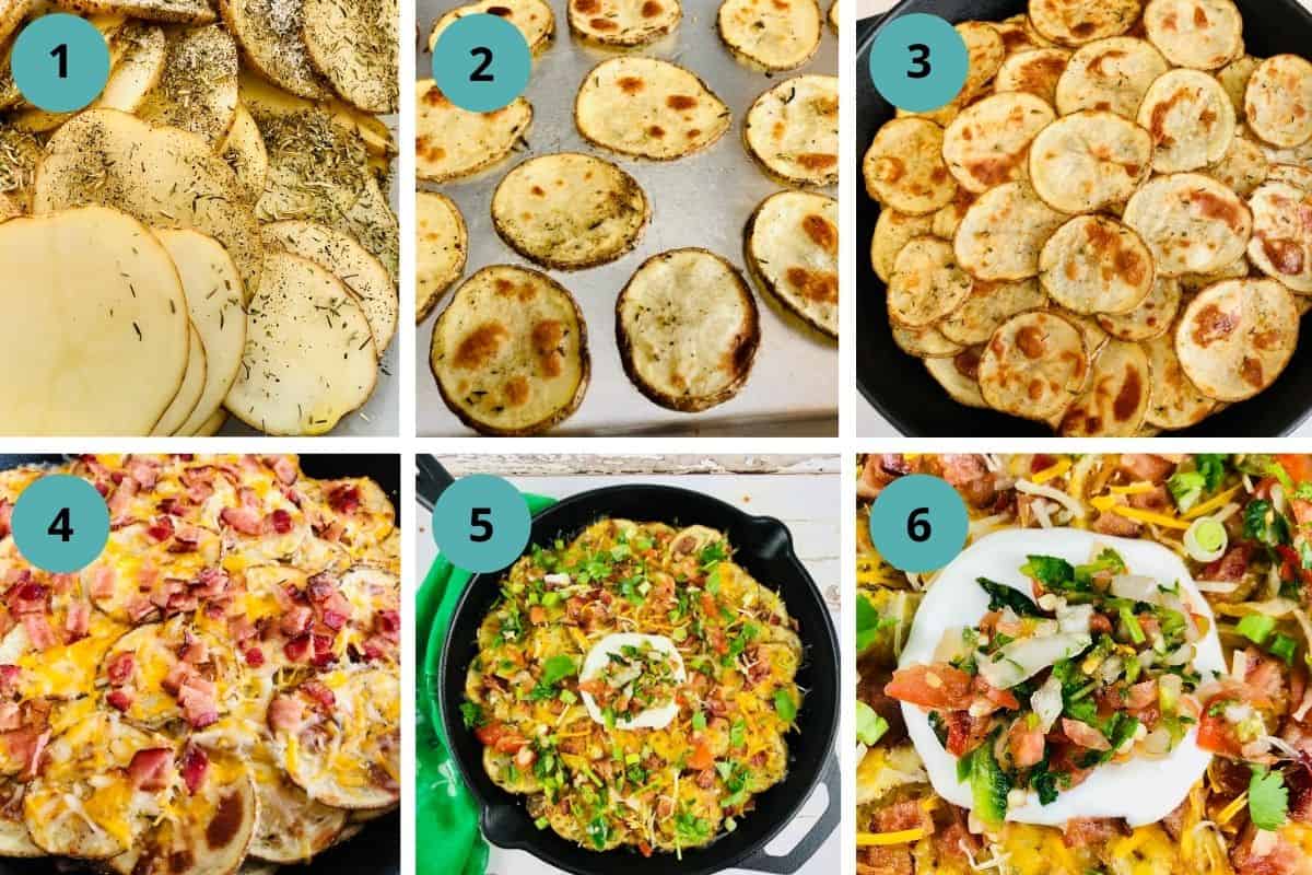 photo collage of recipe steps
