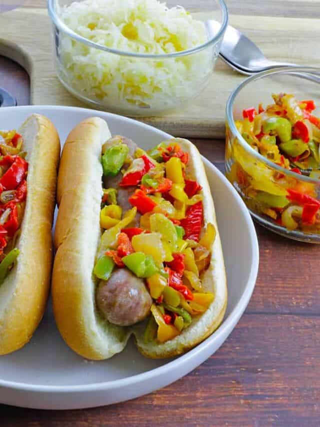 Easy Oven Baked Bratwurst Sausages