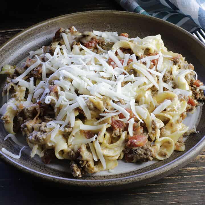 Old Fashioned Hamburger Noodle Casserole My Kitchen Serenity