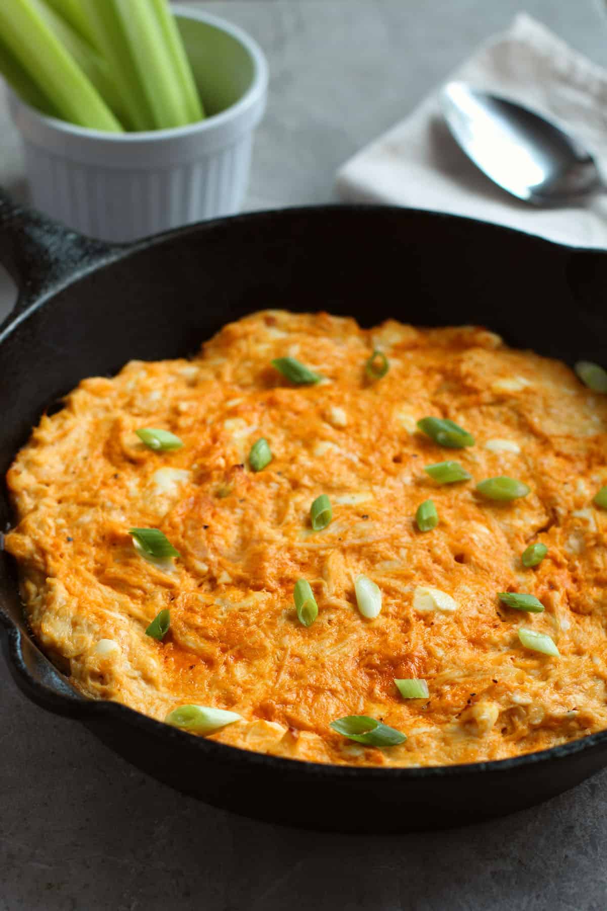 Keto Buffalo Chicken Dip - My Kitchen Serenity