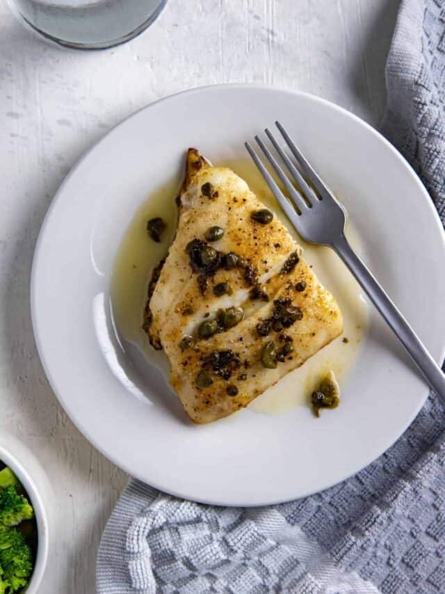 Red Snapper Fish With Lemon Caper Butter Sauce Story