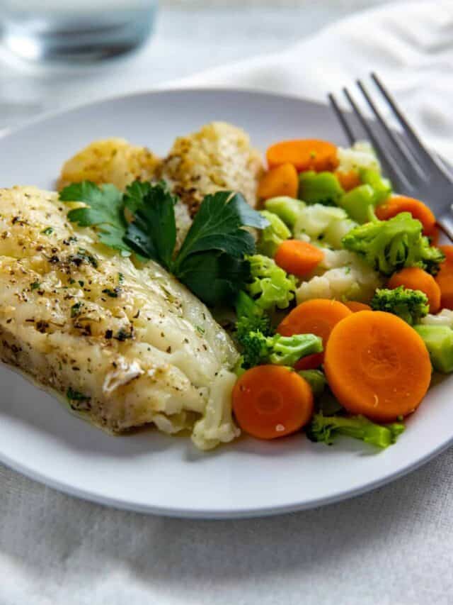 Keto Cod With Garlic Herb Butter Story