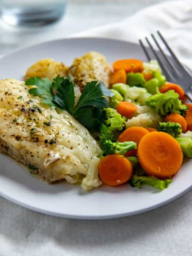 Keto Cod With Garlic Herb Butter Story My Kitchen Serenity