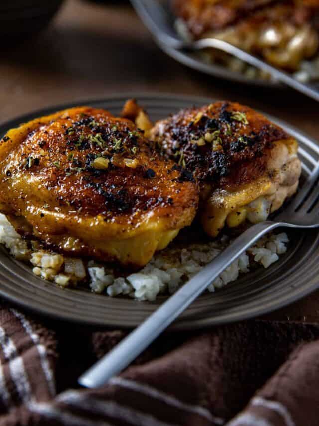 Cast Iron Skillet Chicken Thighs Story