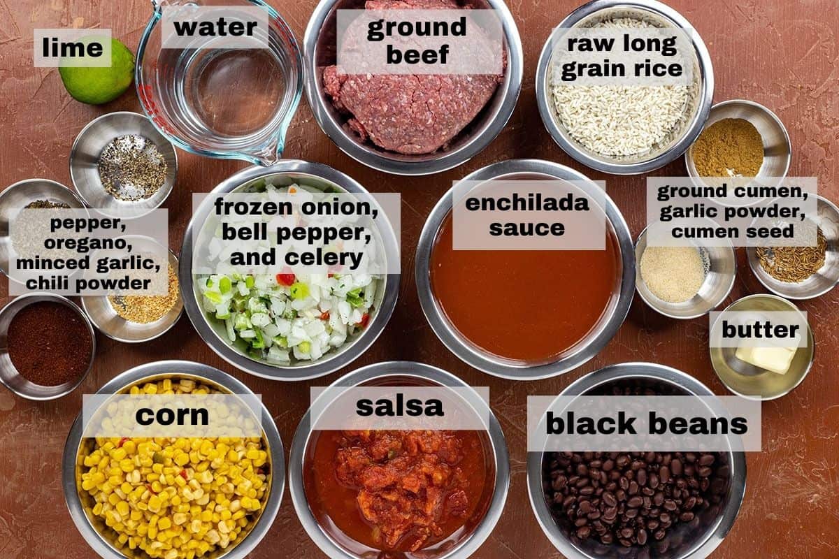 ingredients measured out in individual containers