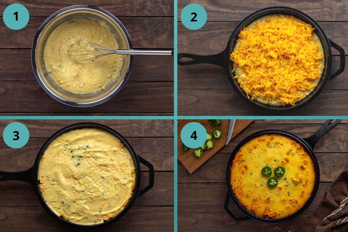 Cast Iron Jalapeno Cornbread - My Kitchen Serenity