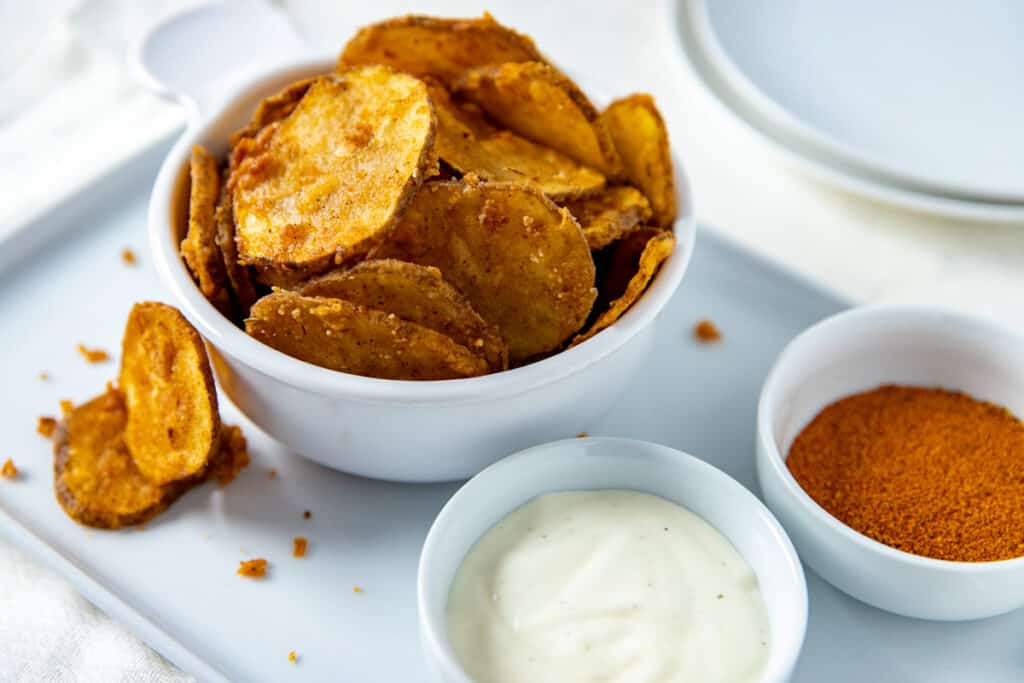 Fried Potato Slices (Spicy!) My Kitchen Serenity