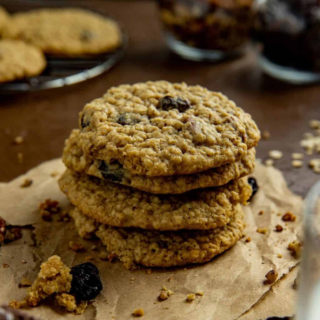 Pecan Oatmeal Raisin Cookies My Kitchen Serenity 7538