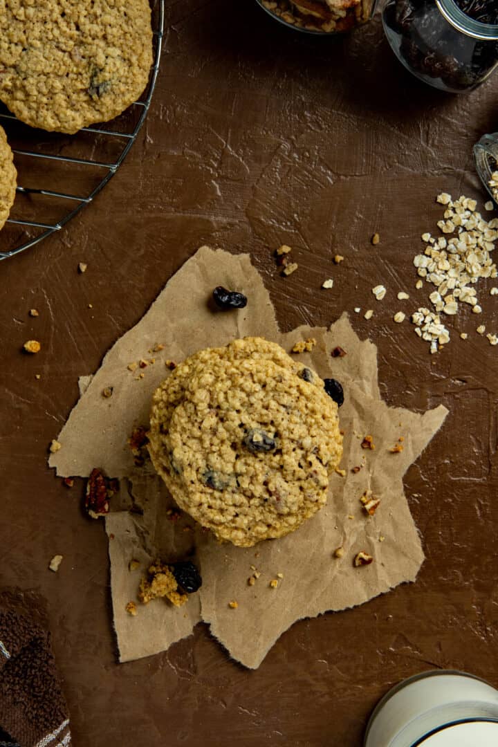 Pecan Oatmeal Raisin Cookies - My Kitchen Serenity