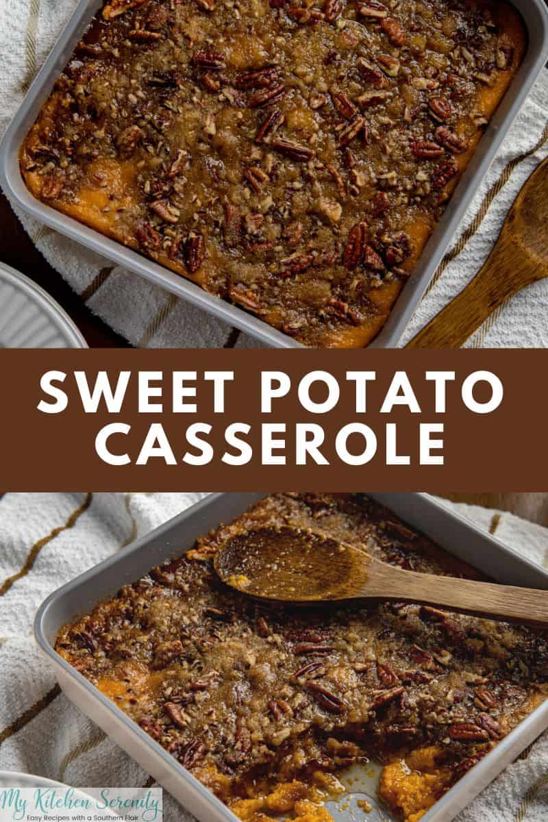 Sweet Potato Casserole without Marshmallows
