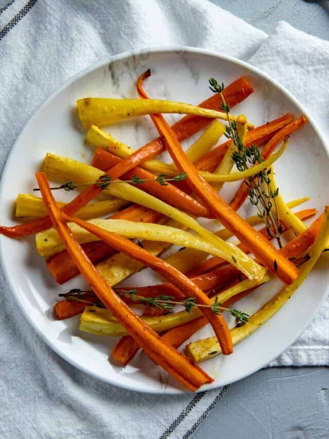 Honey Roasted Carrots and Parsnips Story