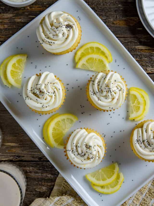 Lemon Poppy Seed Cupcakes Recipe Story