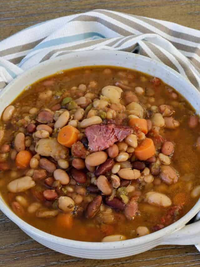 15 Bean Soup in the Crock Pot