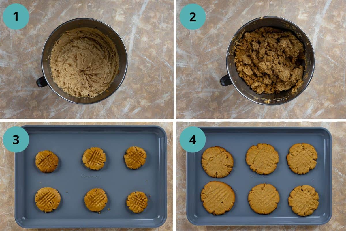 photo collage of recipe steps.