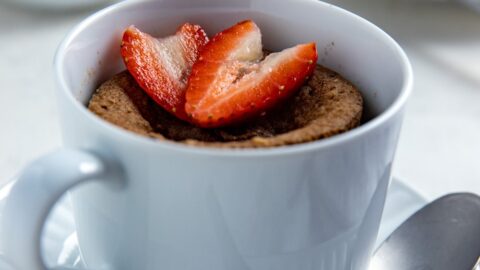 Raspberry White Chocolate Mug Cake | Made with Splenda Monk Fruit - YouTube