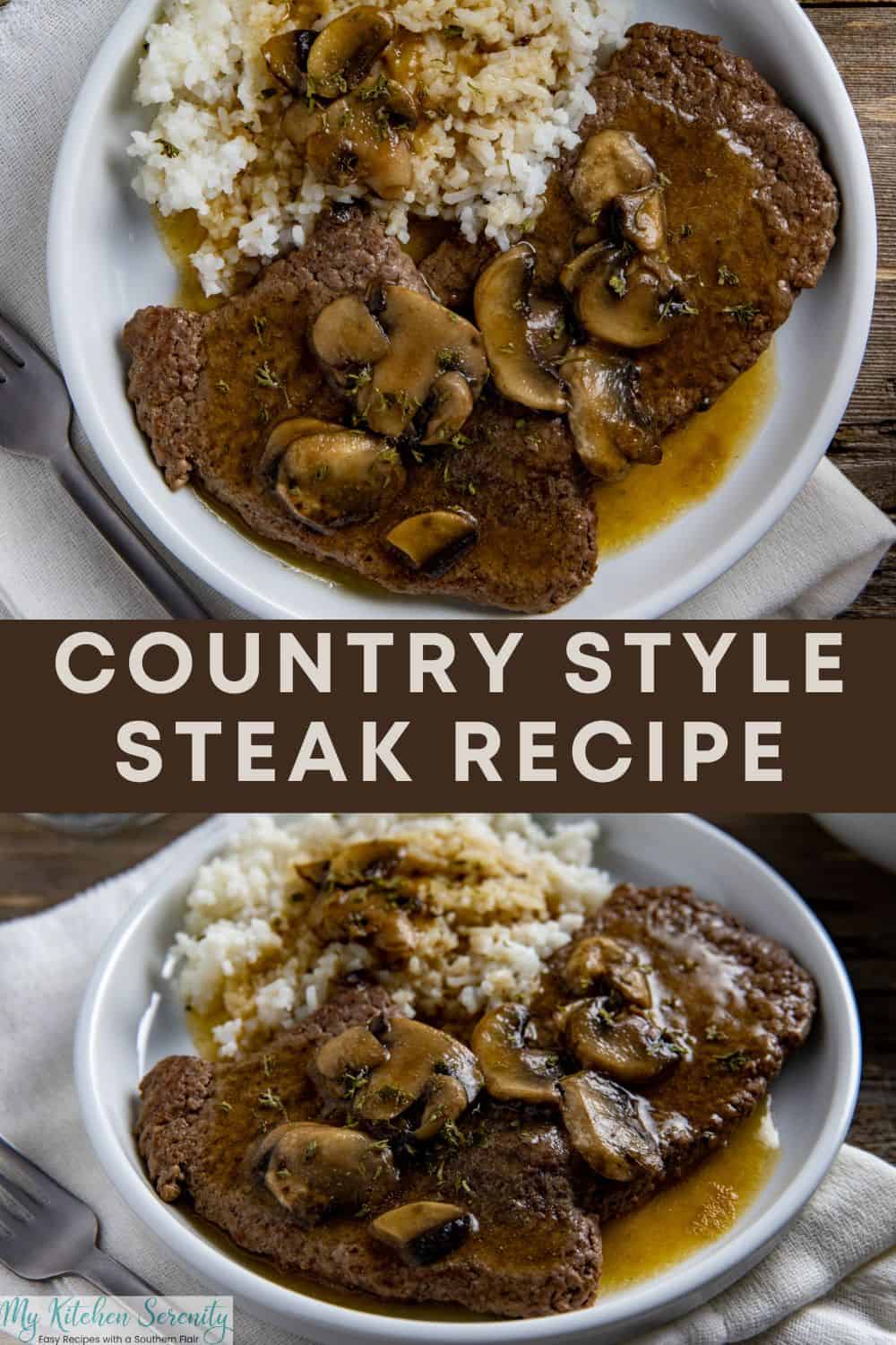 Country Style Steak My Kitchen Serenity