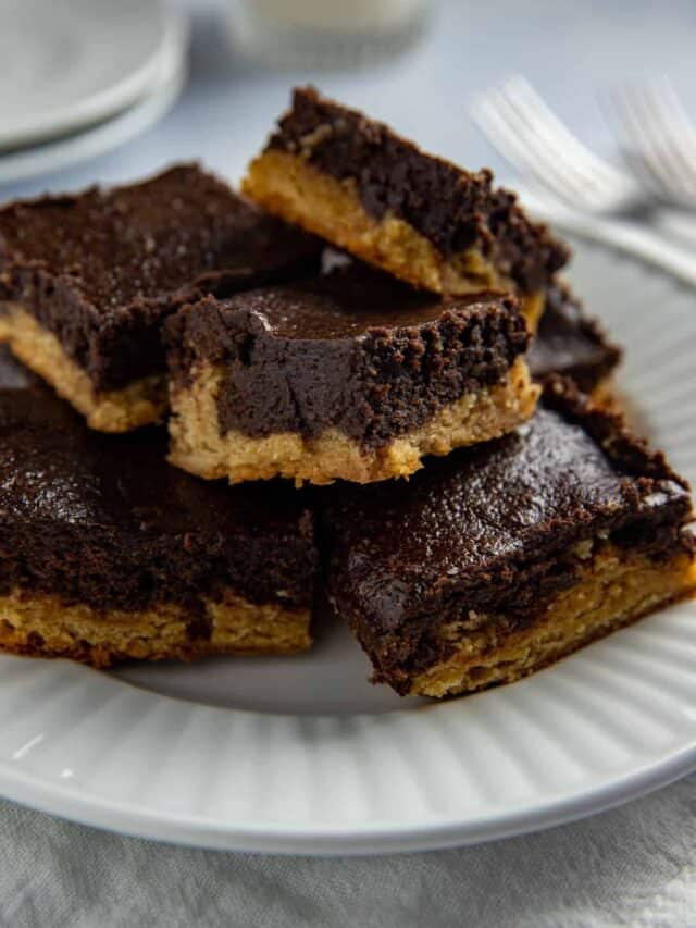 Chocolate Peanut Butter Brownies Story