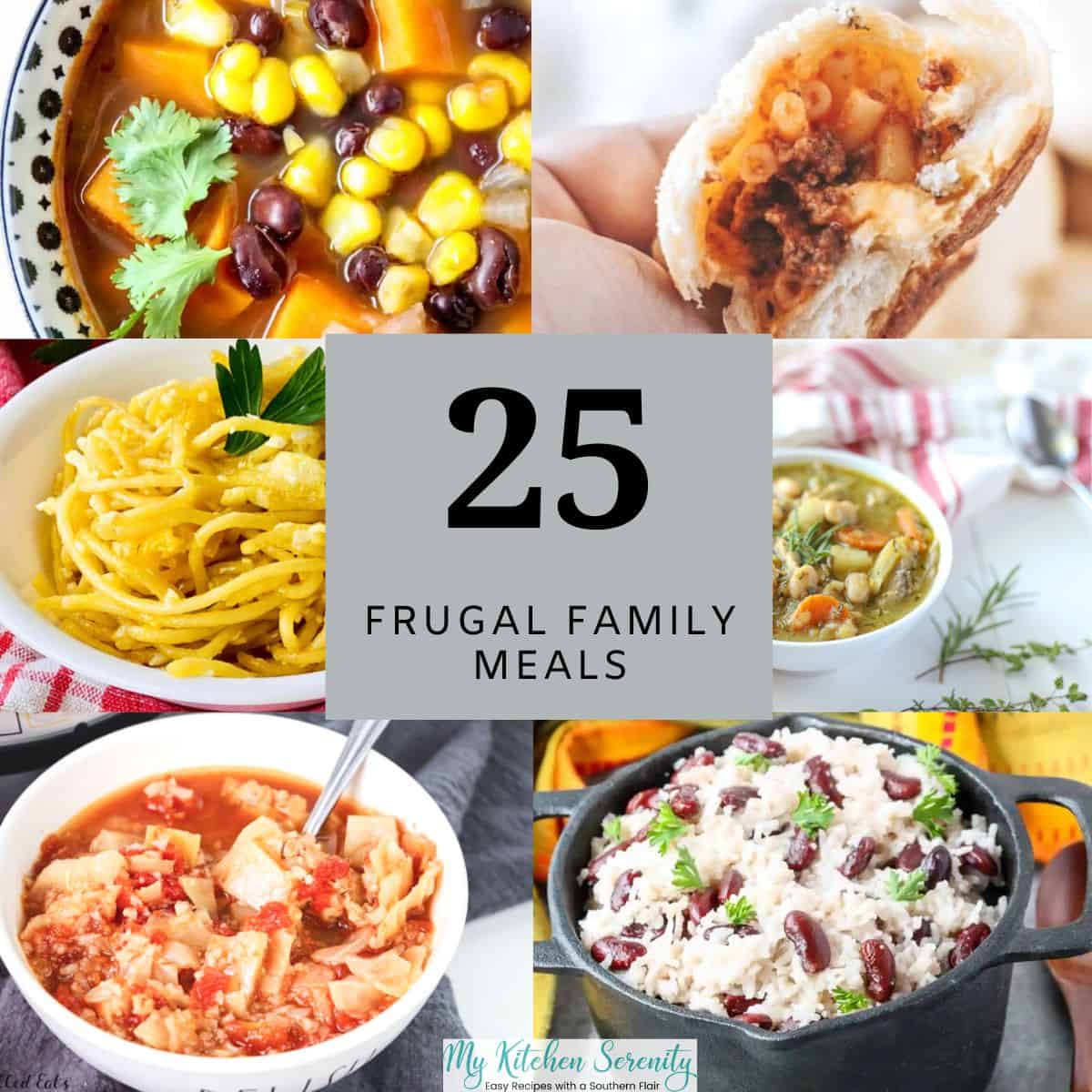 Frugal Family Meals - My Kitchen Serenity