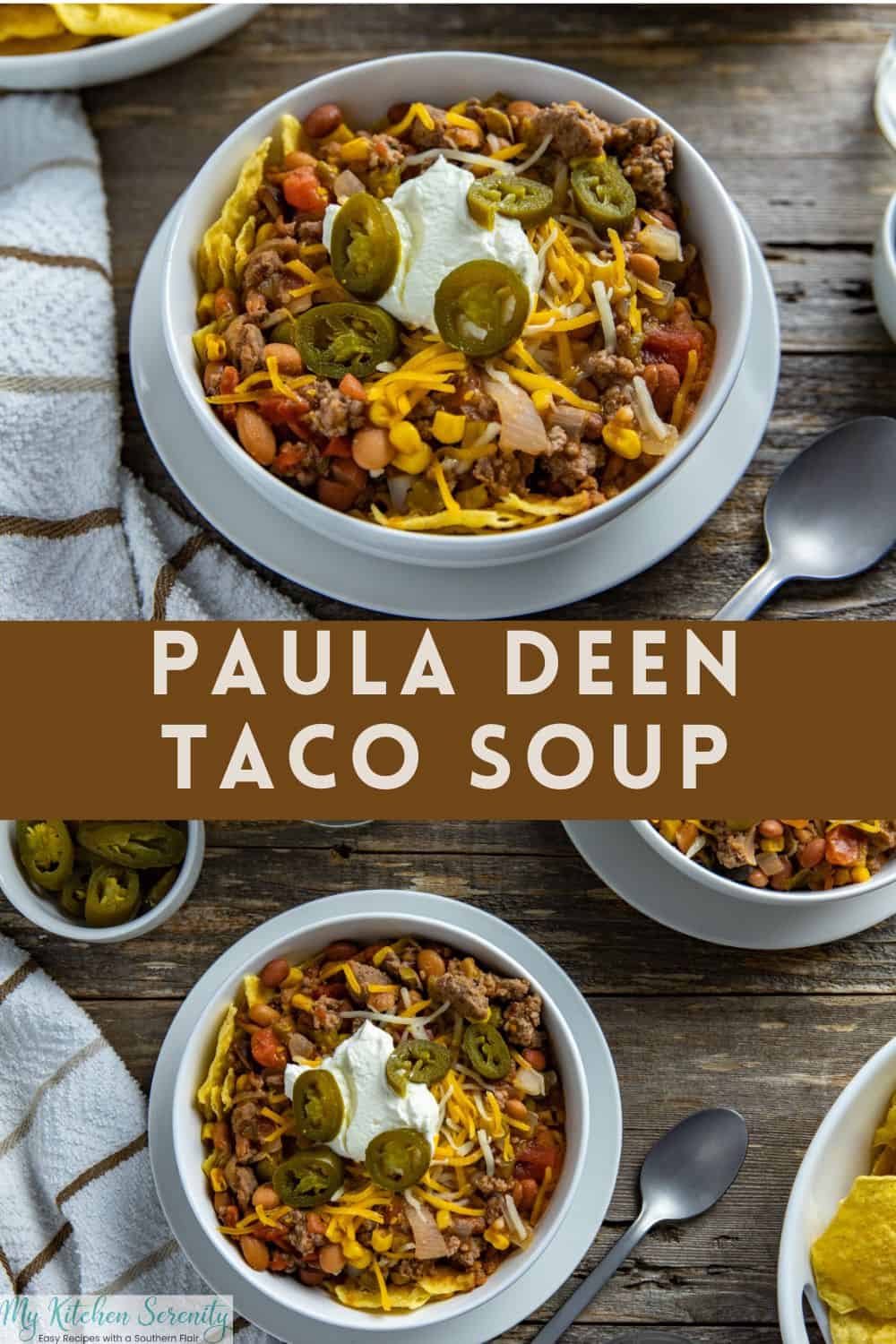 Paula Deen Taco Soup My Kitchen Serenity   Paula Deen Taco Soup 1 